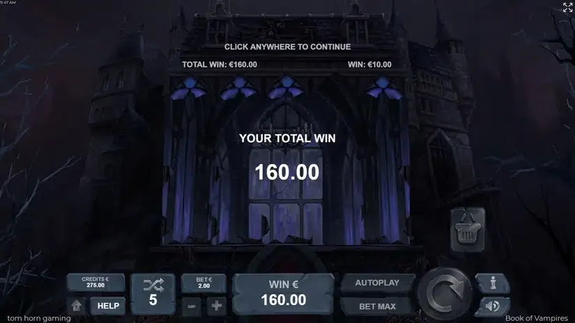 Book of Vampires slot screenshot 6
