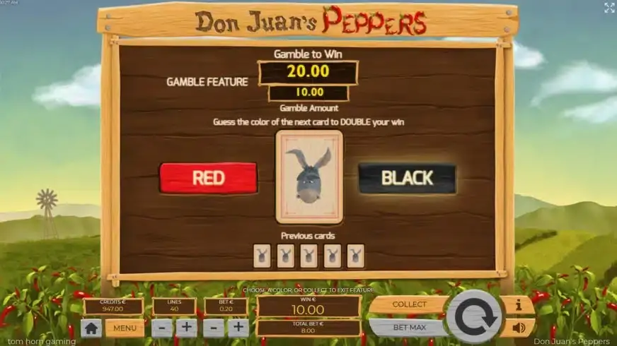 Don Juan Peppers slot screenshot 
