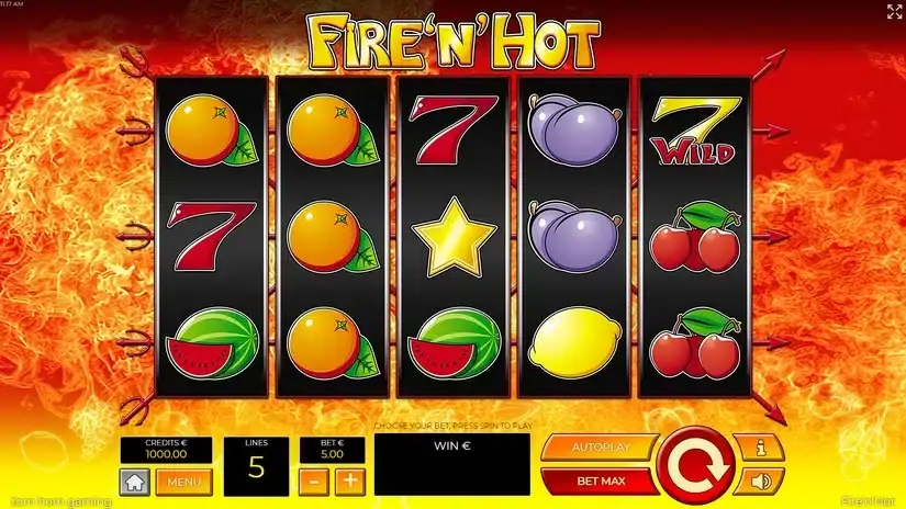 Fire’n’Hot slot screenshot