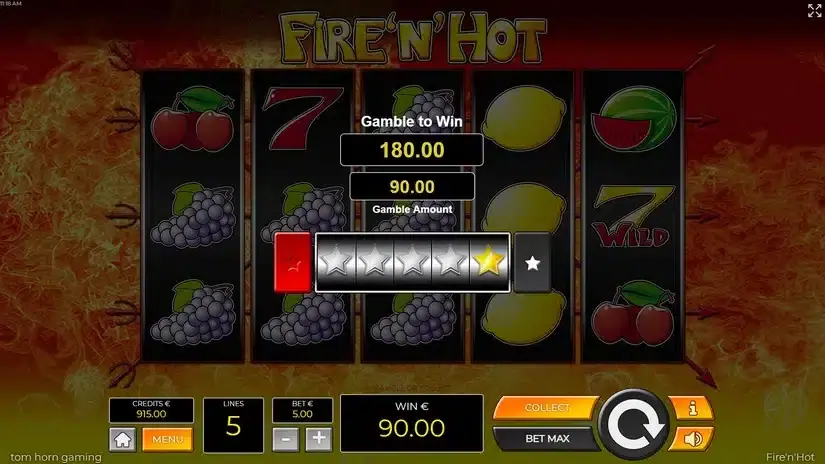 Fire’n’Hot slot screenshot