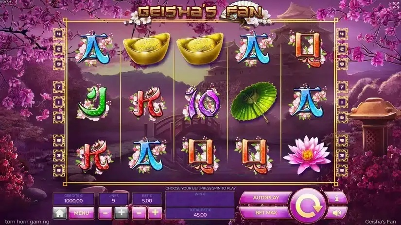 Geishas Fun slot screenshot 1