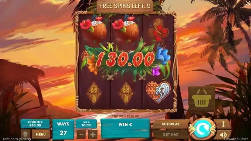Hawaiian Fever slot screenshot 4