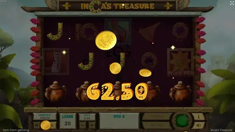 Incas Treasure slot screenshot 