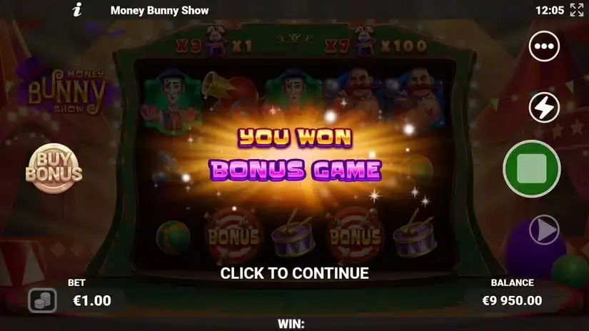 Money Bunny Show slot screenshot 4