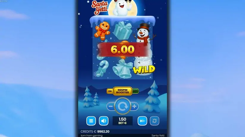 Santa Yetti slot screenshot 4
