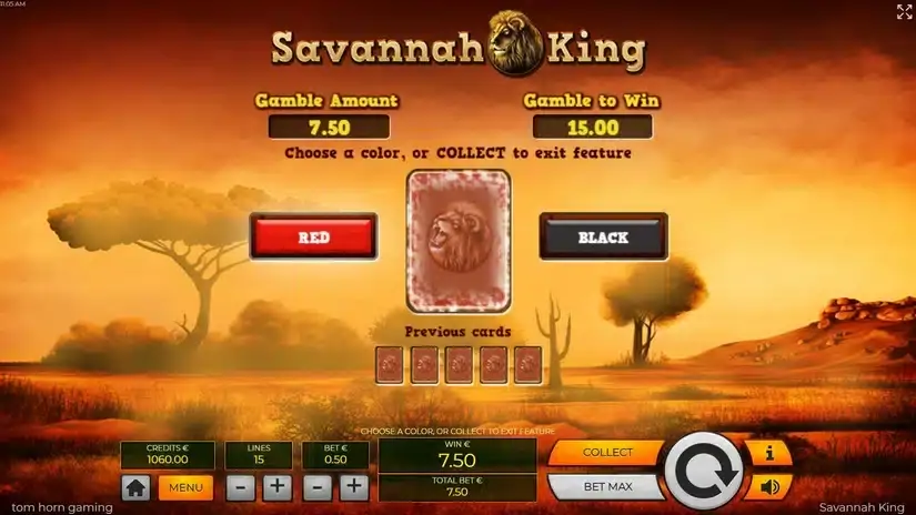 Savannah King slot screenshot 4