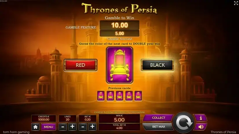 Thrones of Persia slot screenshot 5