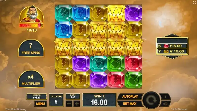 Triple Thunder slot screenshot 5