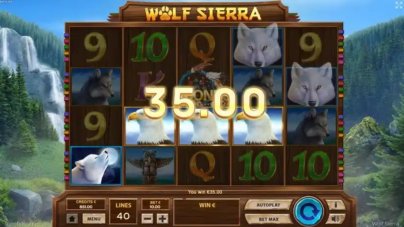 Wolf Sierra slot screenshot 3