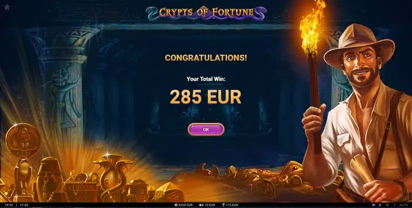 Crypts of Fortune slot screenshot 6