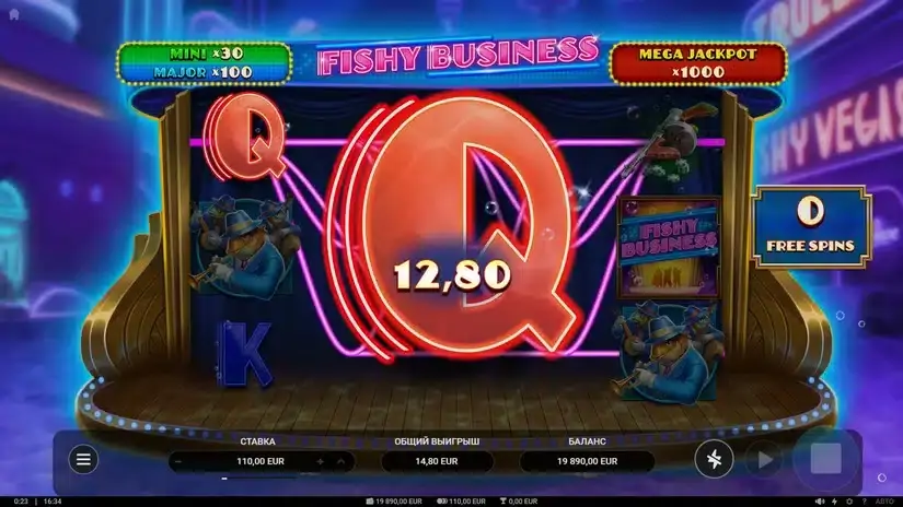Fishy Business slot screenshot 