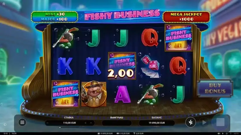 Fishy Business slot screenshot 2
