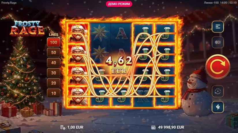Frosty Rage slot screenshot 3