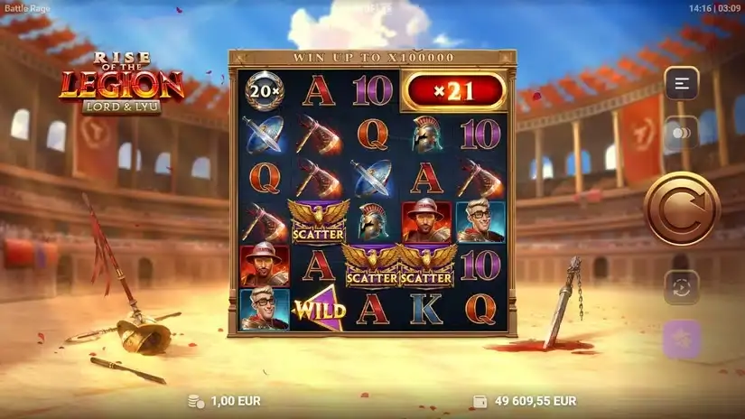 Lord & Lyu Rise of the Legion slot screenshot 3