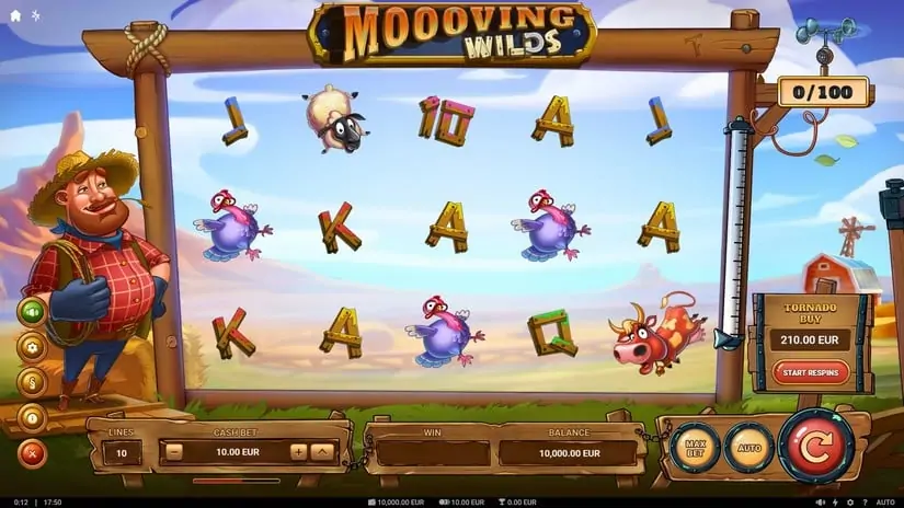 Moooving Wilds slot screenshot 1