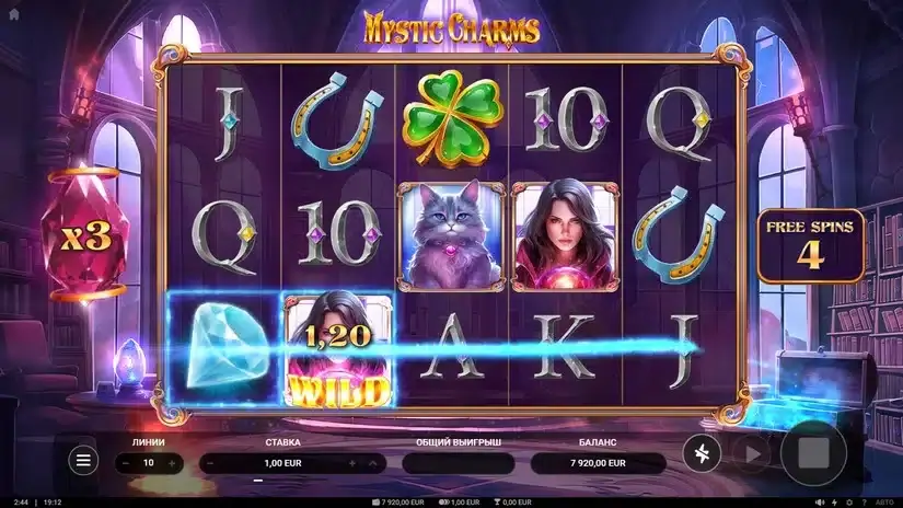 Mystic Charms slot screenshot 4