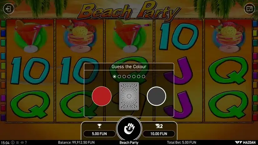 Beach Party slot screenshot 