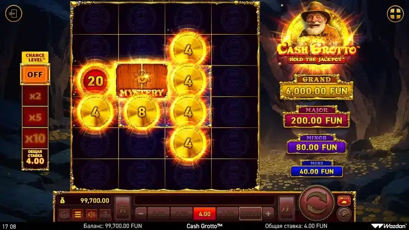 Cash Grotto slot screenshot 2