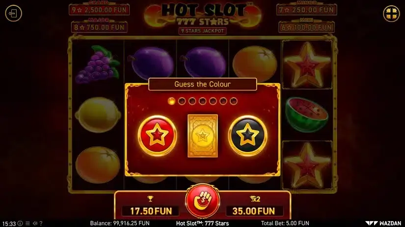 Hot Slot™: 777 Stars slot screenshot 