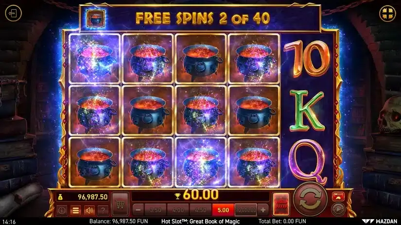 Hot Slot™: Great Book of Magic slot screenshot 5