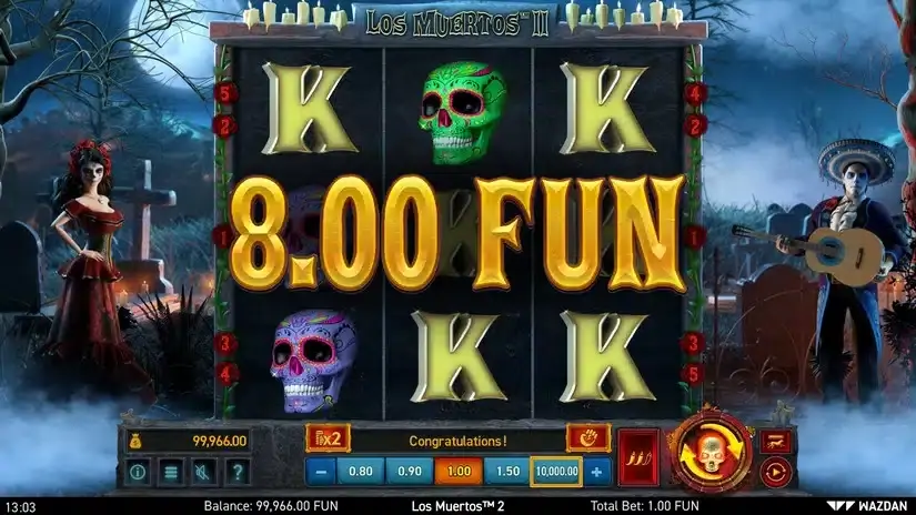 Los Muertos™ II slot screenshot 3