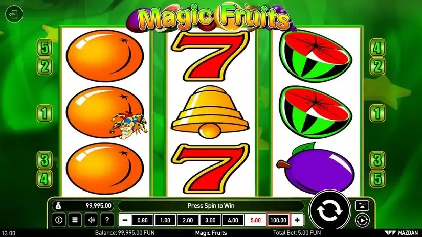 Magic Fruits slot screenshot 