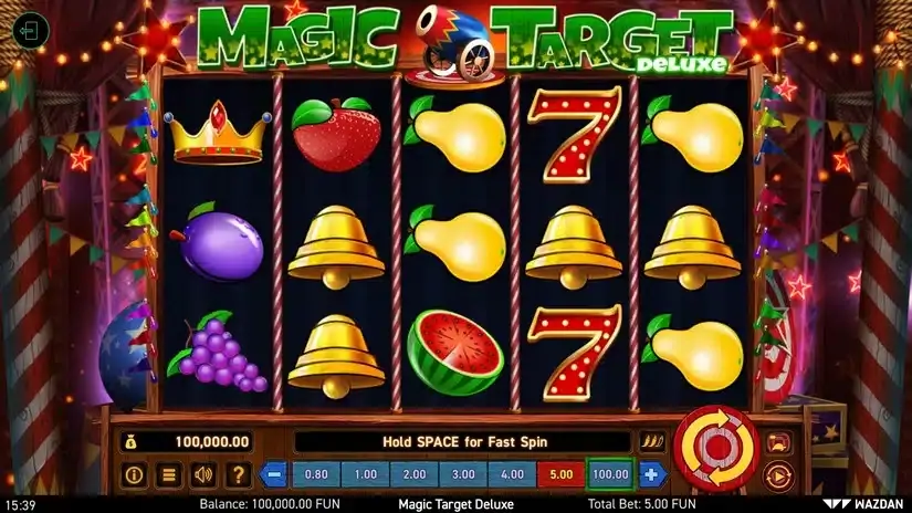 Magic Target Deluxe slot screenshot 