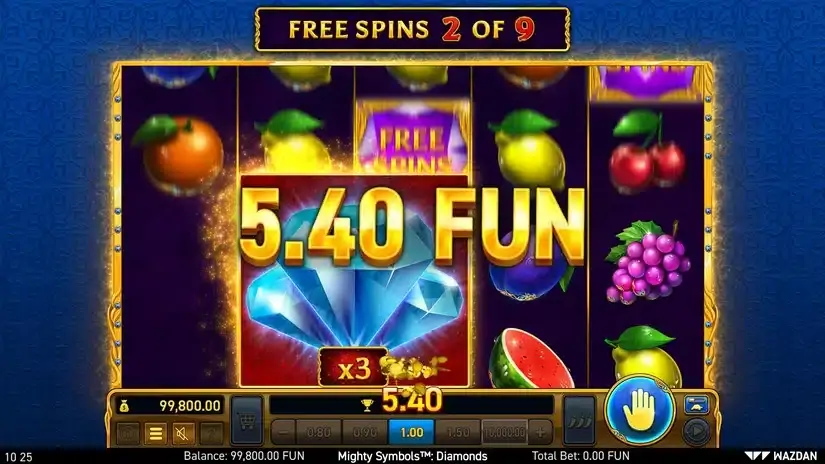 Mighty Symbols™: Diamonds slot screenshot 4