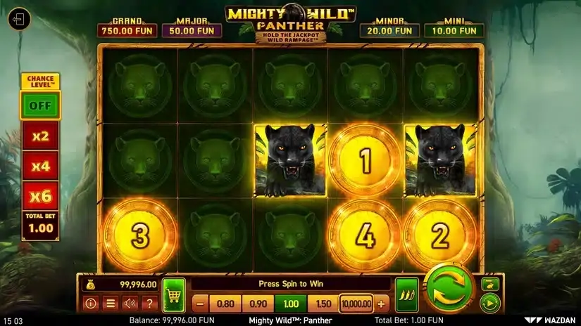 Mighty Wild™: Panther slot screenshot 2