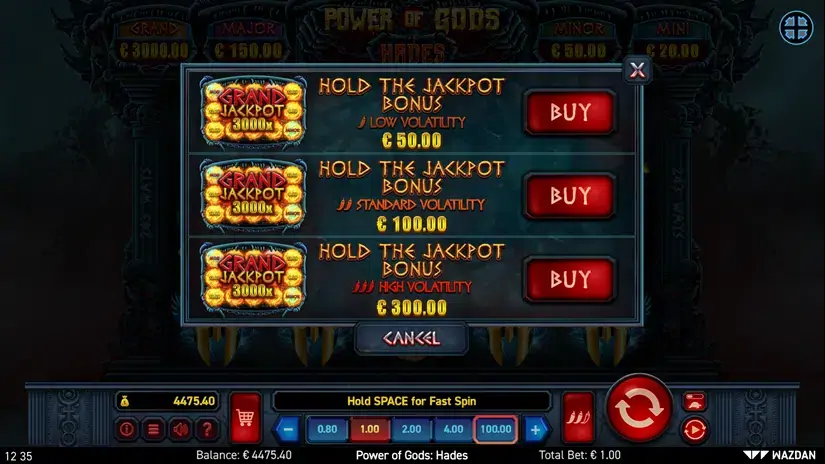 Power of Gods™: Hades slot screenshot 3