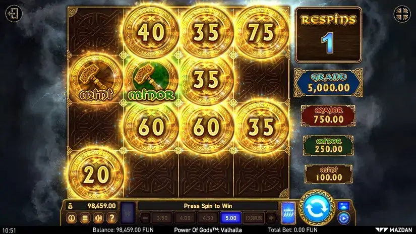 Power of Gods™: Valhalla slot screenshot 4