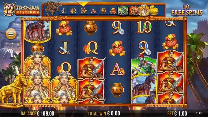12 Trojan Mysteriesa slot screenshot 2