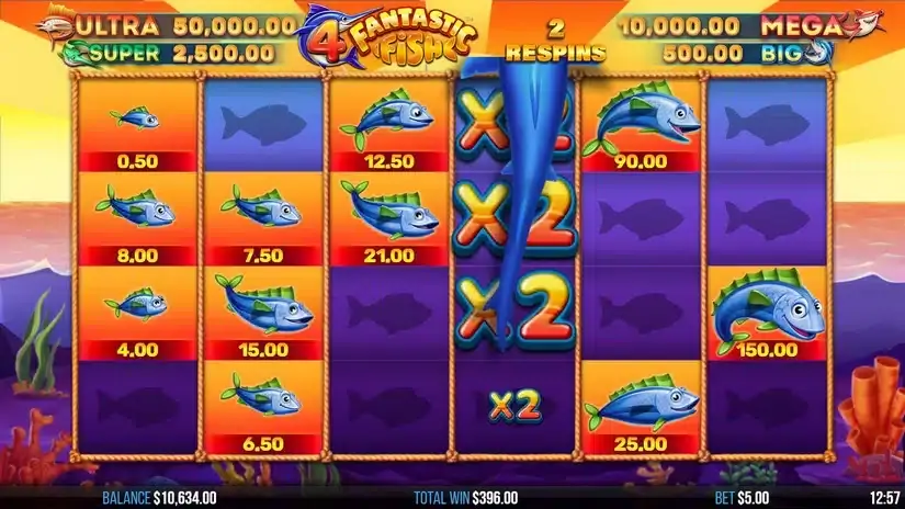 4 Fantastic Fish slot screenshot 8