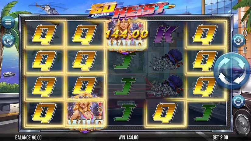 60 Second Heist slot screenshot 8
