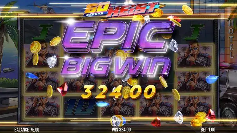 60 Second Heist slot screenshot 