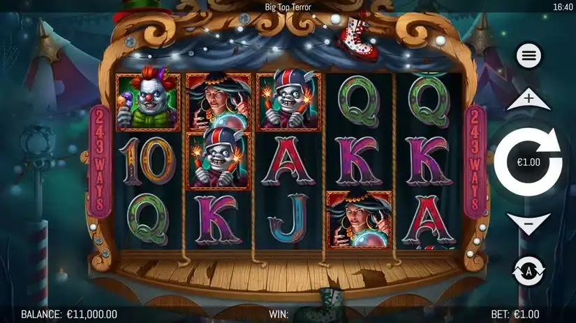 Big Top Terror slot screenshot 1