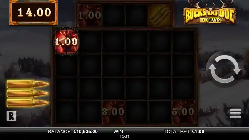 Bucks And Doe 10K Ways slot screenshot 
