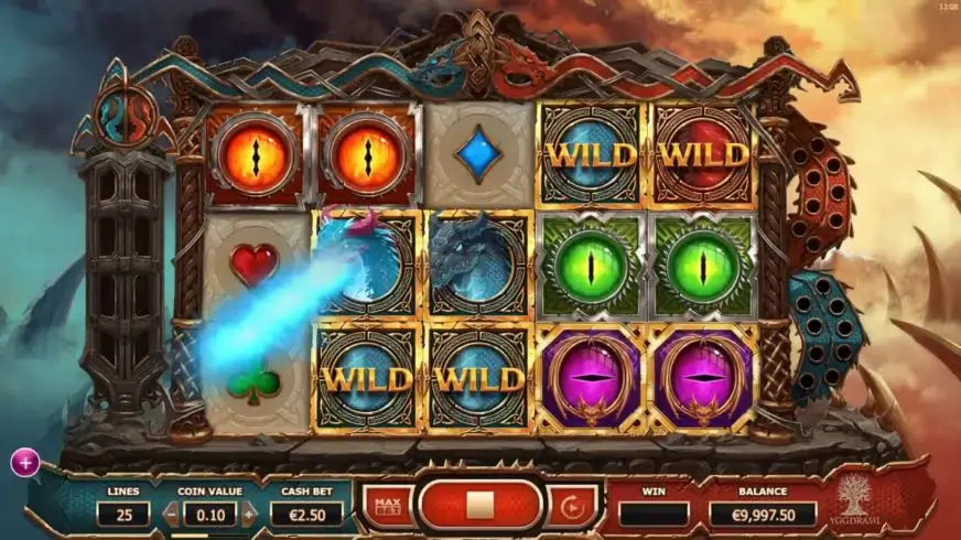 Double Dragons slot screenshot 1