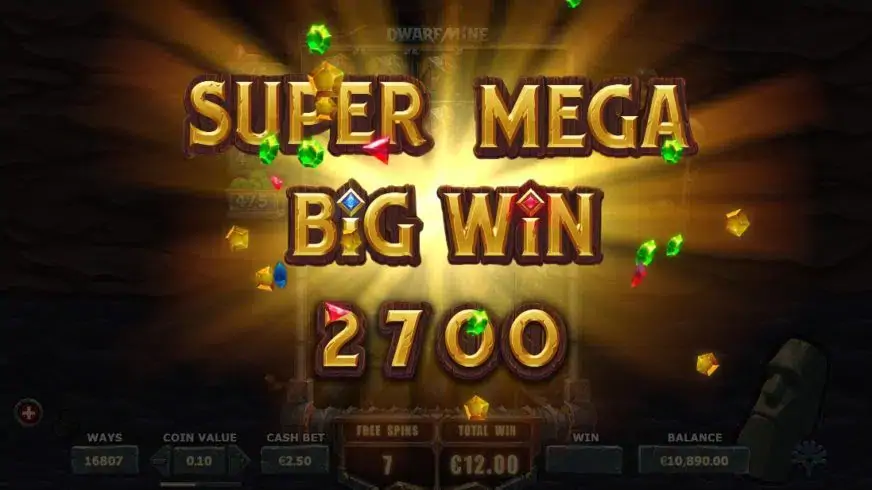 Dwarf Mine slot screenshot 8