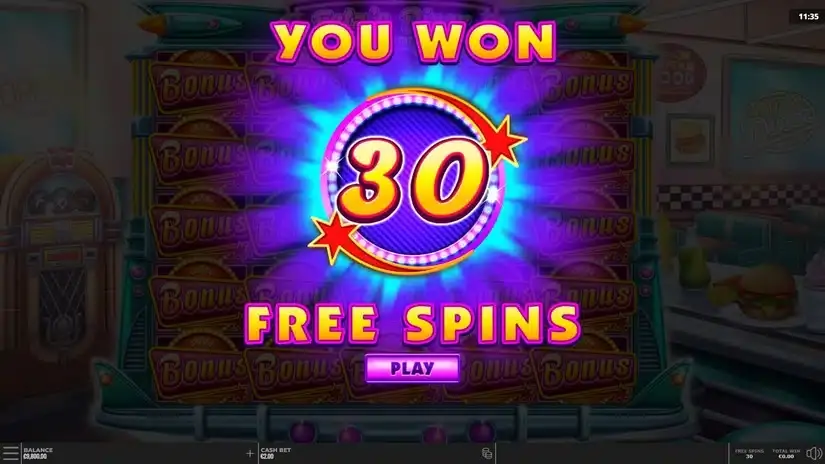 Fatz’s Diner slot screenshot 3