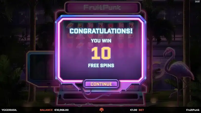 FruitPunk slot screenshot 3