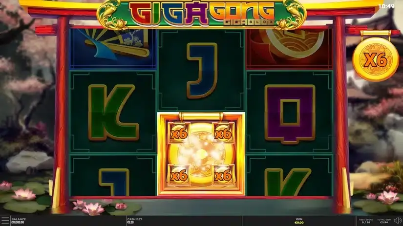 GigaGong GigaBlox slot screenshot 