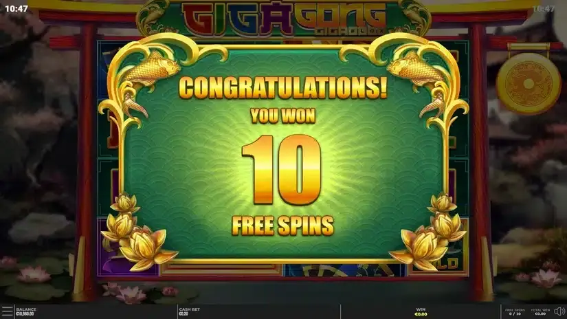 GigaGong GigaBlox slot screenshot 3