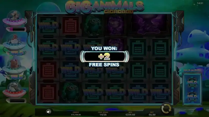 Giganimals Gigablox slot screenshot 7