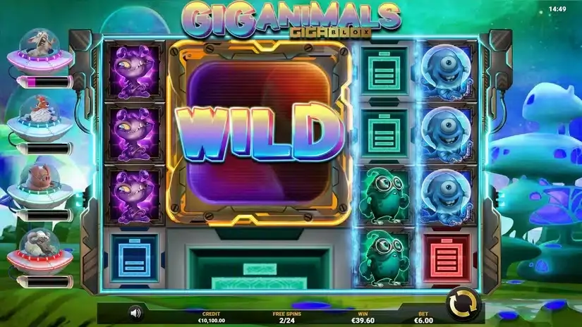 Giganimals Gigablox slot screenshot 5