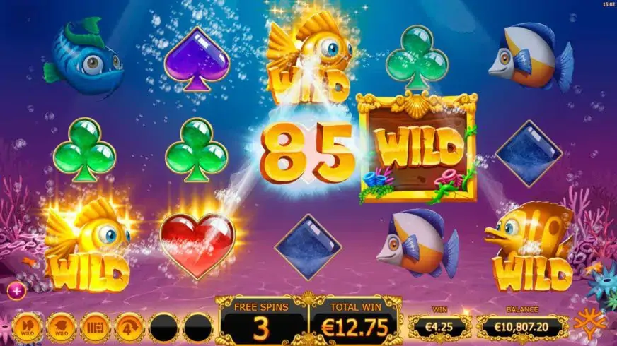 Golden Fish Tank slot screenshot 2
