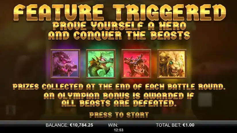 Hercules 10k Ways slot screenshot 3