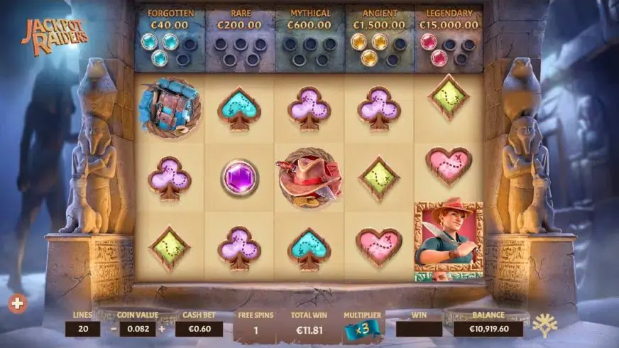 Jackpot Raiders slot screenshot 5