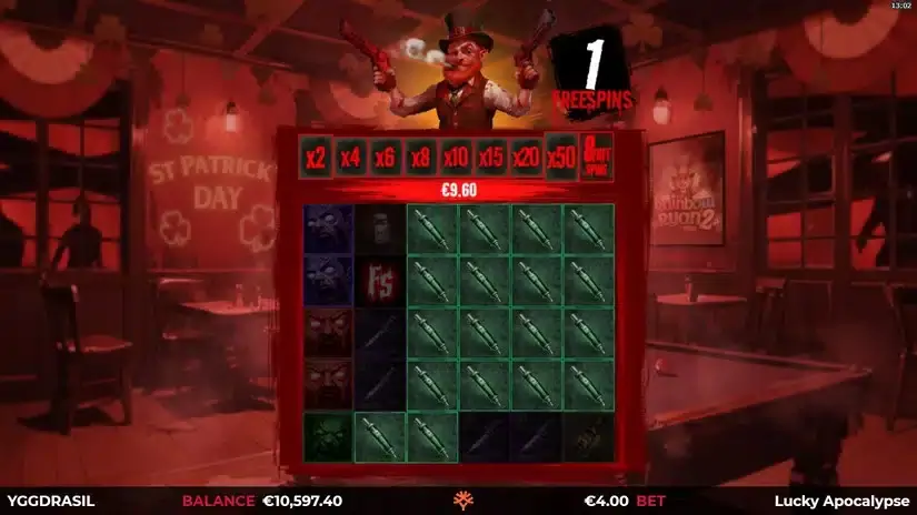 Lucky Apocalypse slot screenshot 