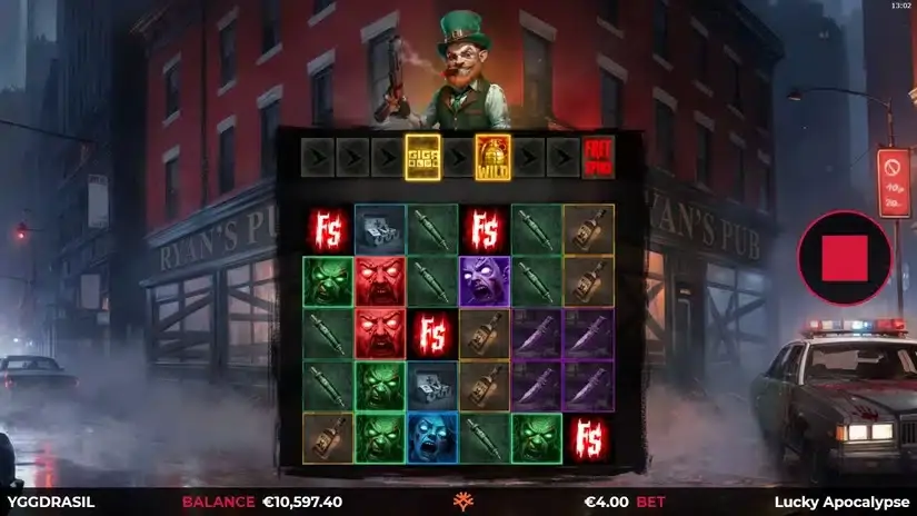 Lucky Apocalypse slot screenshot 2